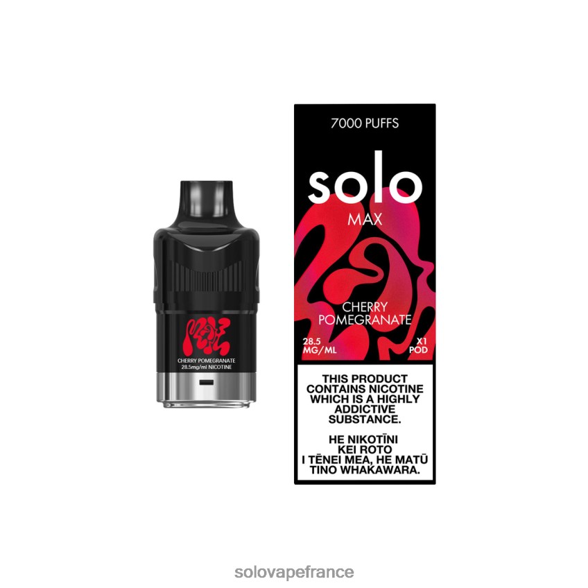 Solo Pods Avis - Solo MAX cosse grenade cerise 4LT62L83