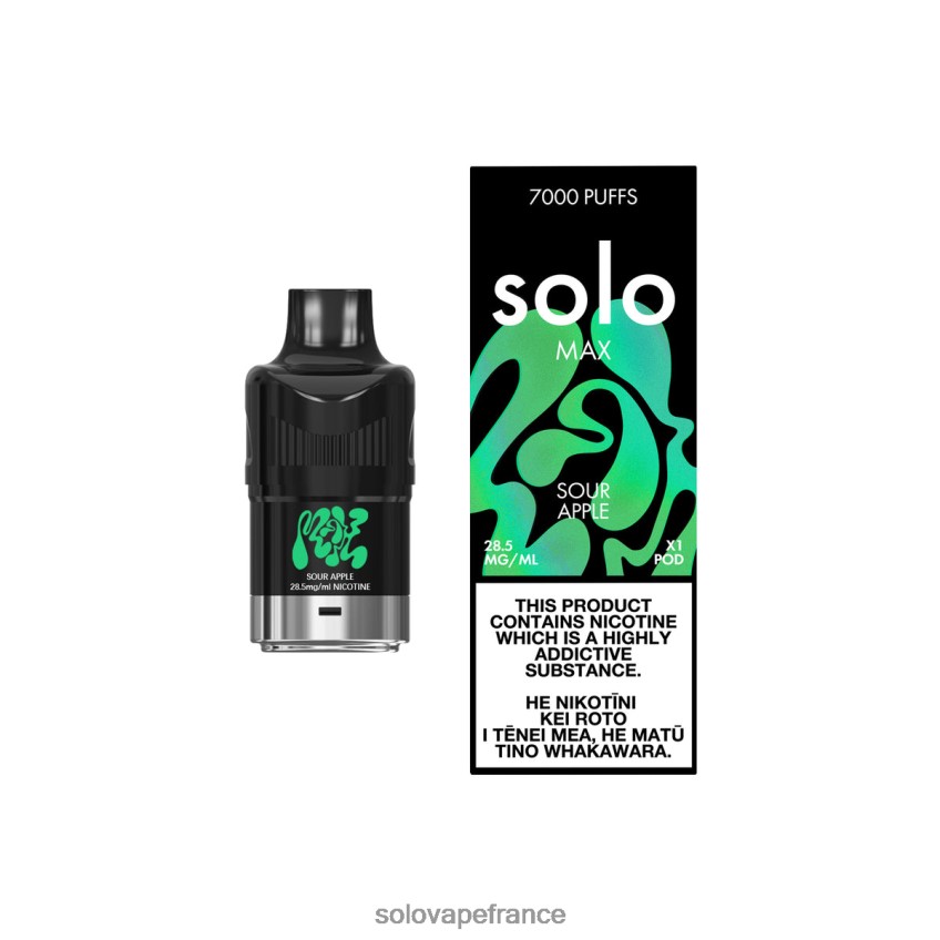 Solo Vape Review - Solo MAX cosse pomme aigre 4LT62L80
