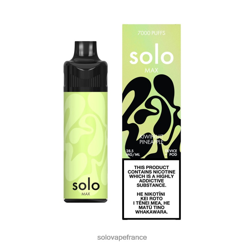 Solo Pods Avis - Solo MAX kit de dosettes ananas kiwi 4LT62L68