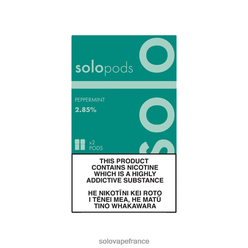 Solo Pods Avis - Solo pack de 2 dosettes de remplacement menthe poivrée 4LT62L63