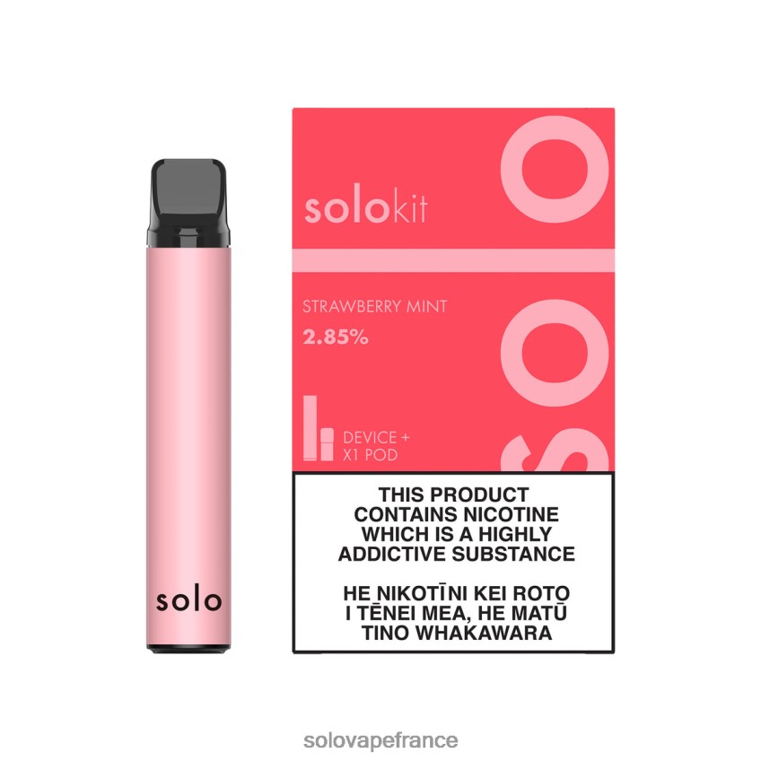 Solo Vape France - Solo kit de dosettes fraise menthe 4LT62L41
