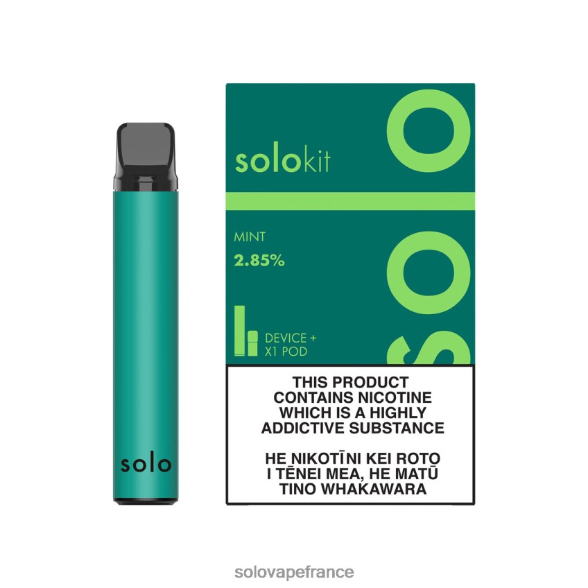 Solo Vape France - Solo kit de dosettes menthe 4LT62L46
