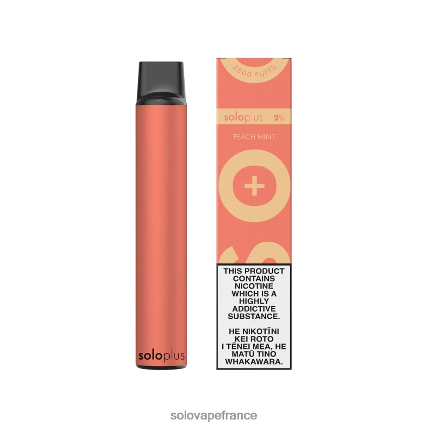 Solo Pods Avis - Solo Plus vape jetable pêche menthe 4LT62L23