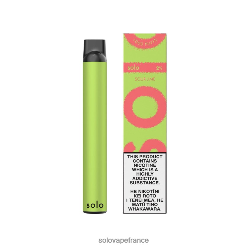 Solo Pods Avis - Solo vape jetable citron vert aigre 4LT62L18