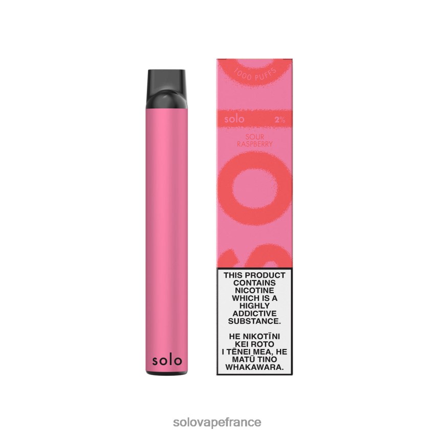 Solo Pods Avis - Solo vape jetable framboise aigre 4LT62L13