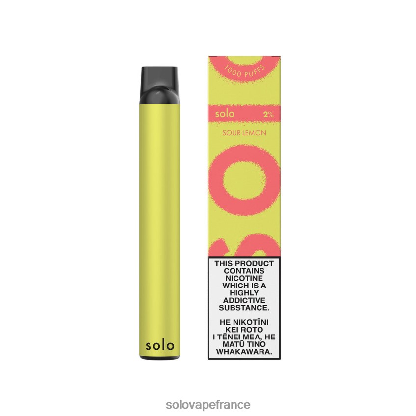 Solo Vape Paris - Solo vape jetable citron aigre 4LT62L12