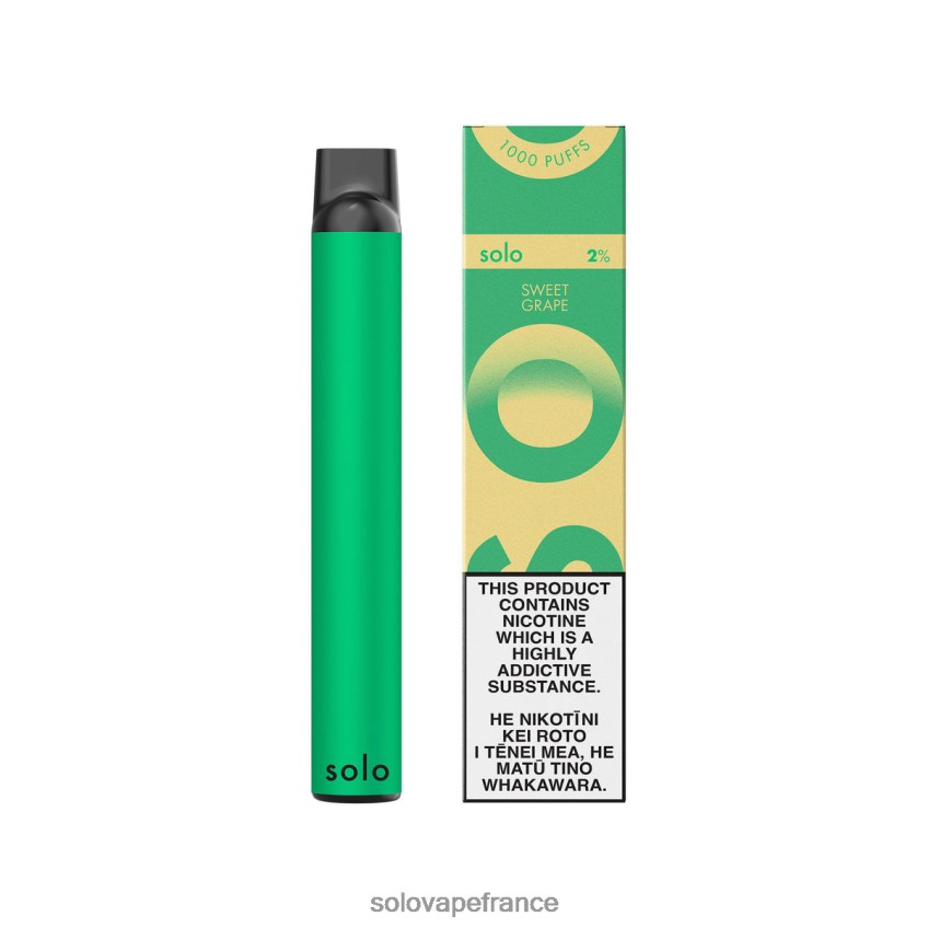 Solo Vape Review - Solo collection paradis de vape jetable raisin doux 4LT62L20